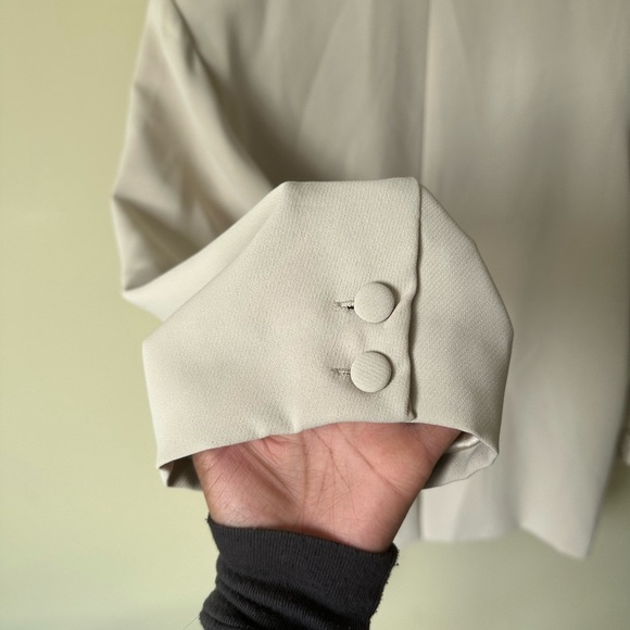 Good American Drapey Oversized Blazer Peyote Size 3/4 L/XL - Picture 5 of 6